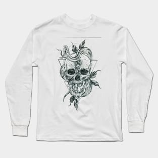 Poison Skull Long Sleeve T-Shirt